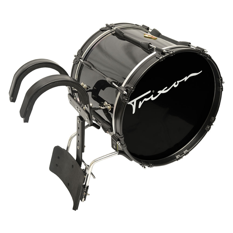 Trixon Field Series Marching Bass Drum - Black - 20" x 14"