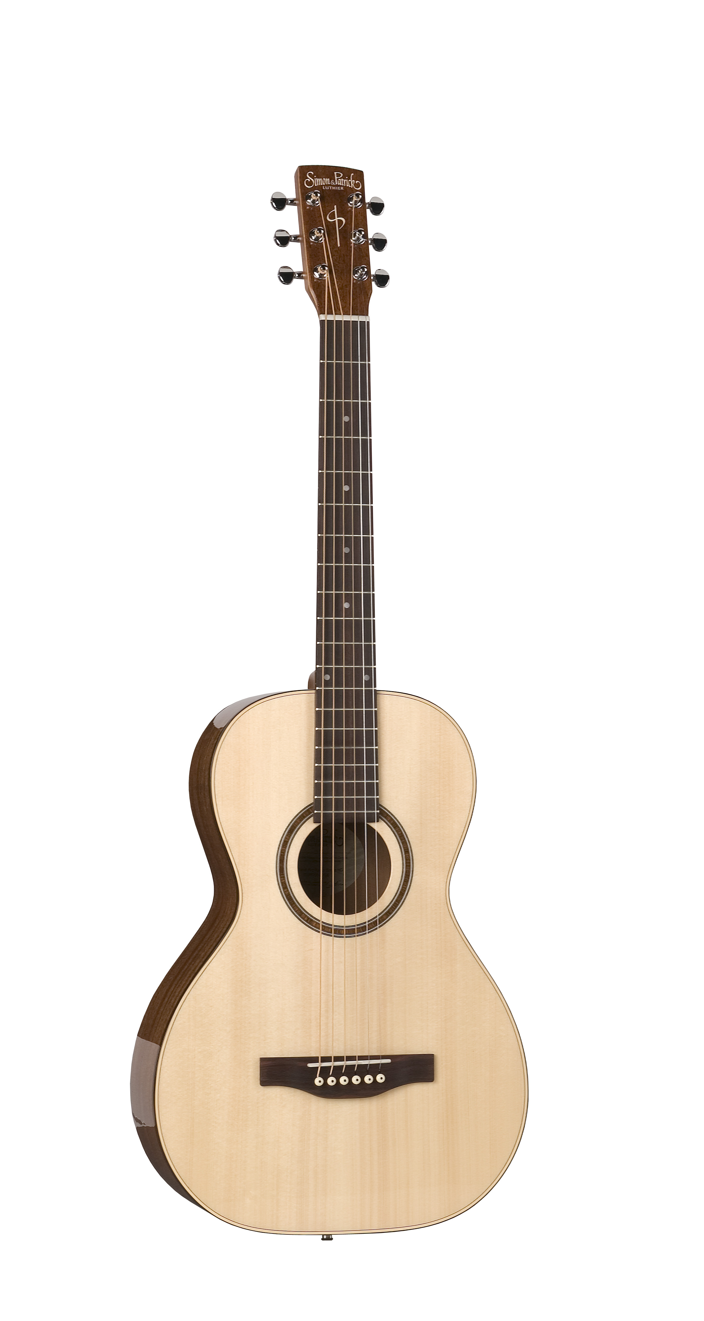 Simon & Patrick 33690 Woodland Pro Parlor Spruce Acoustic Guitar