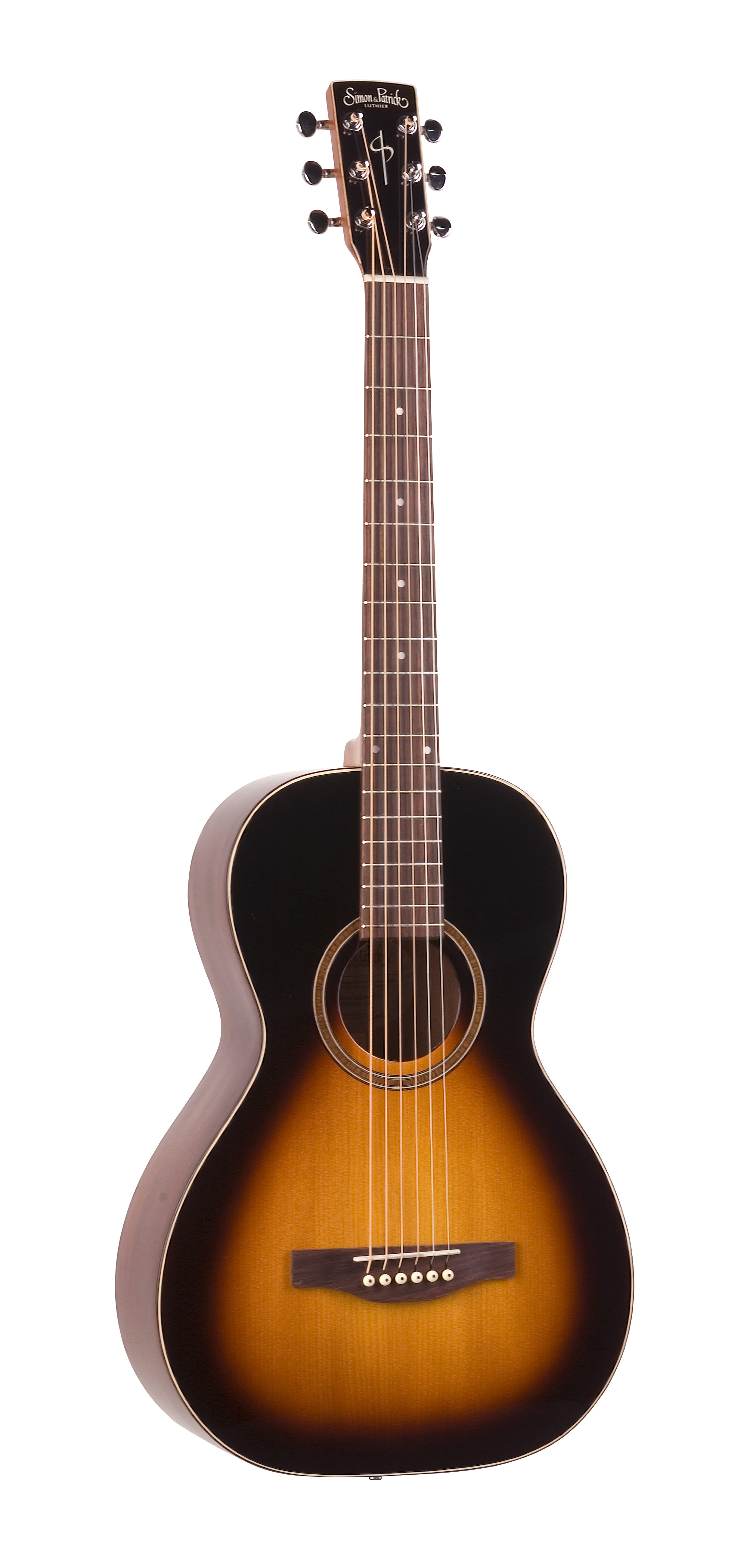 Simon & Patrick 35151 Woodland Pro Parlor Sunburst Acoustic Guitar