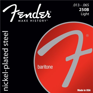 Fender 250 NICKEL-PLATED STEEL BARITONE STRINGS - .013-.065