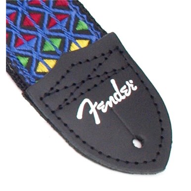Fender Eric Johnson Signature Guitar Strap - Blue with Multi-Color Pattern