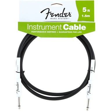 FENDER 5 ft PERFORMANCE SERIES INSTRUMENT CABLE (STRAIGHT-STRAIGHT)
