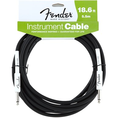 FENDER 18.6 ft PERFORMANCE SERIES INSTRUMENT CABLE (STRAIGHT-STRAIGHT)