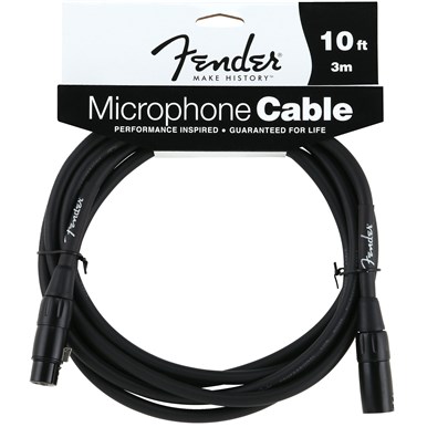 FENDER PERFORMANCE SERIES MICROPHONE CABLE - 10 ft