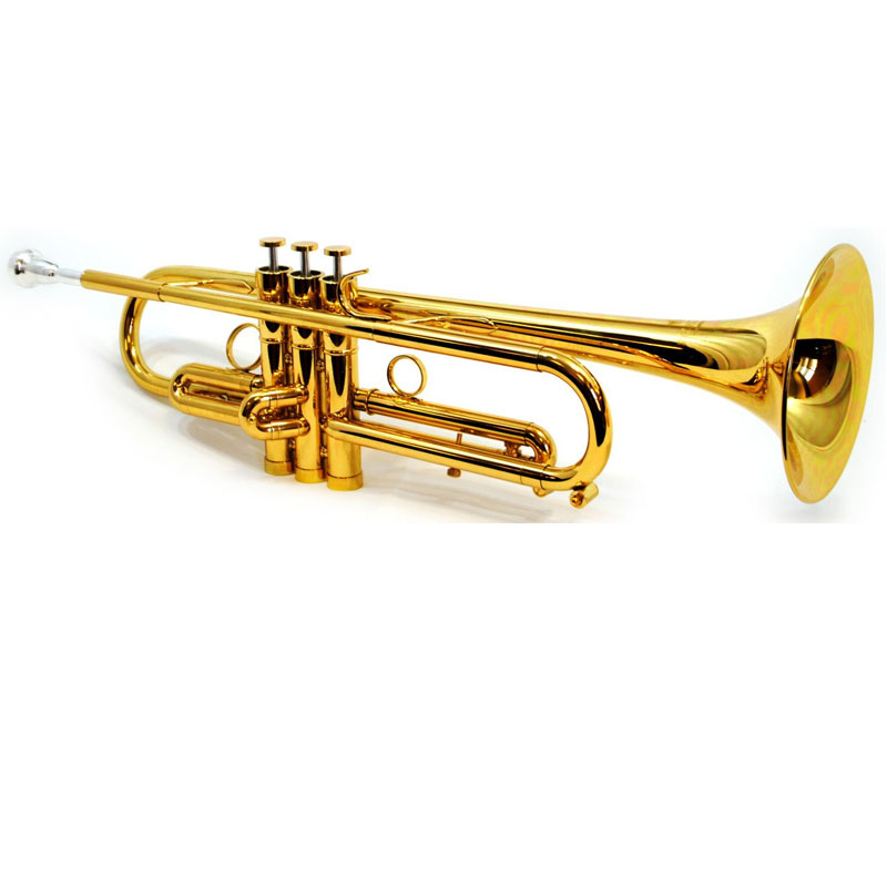 Schiller CenterTone Trumpet - Gold Lacquer Bb