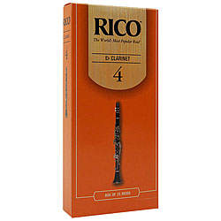 Rico Eb Clarinet Reeds - Box of 25