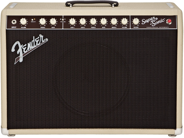 Fender Super-Sonic 22 Combo - Blonde and Oxblood
