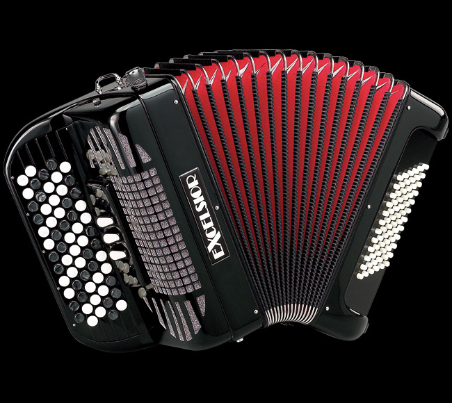 Excelsior 672 72 Bass Chromatic Accordion