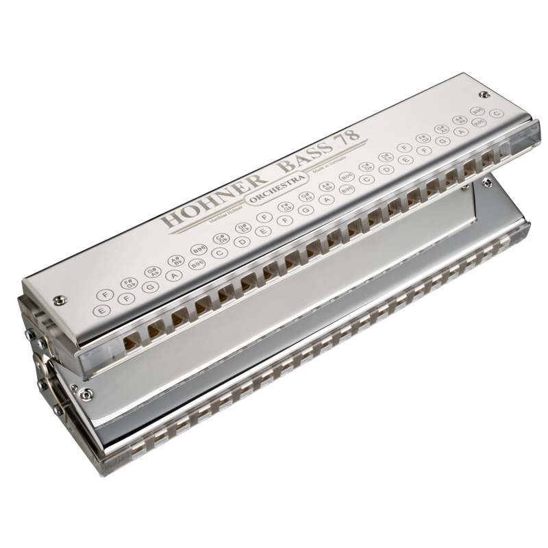 Hohner Orchestral Bass 78 Harmonica 