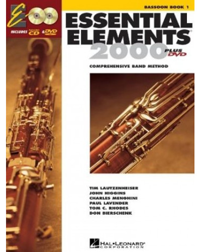 Essential Elements 2000 Bassoon Book CD/DVD