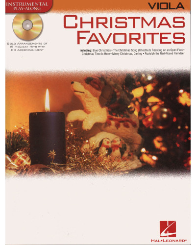 Christmas Favorites Playalong for Viola Book and CD