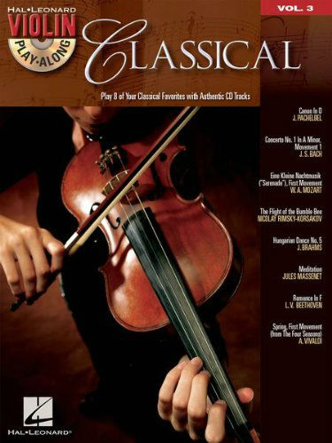 Classical Violin Play Along Vol 3 Book and CD