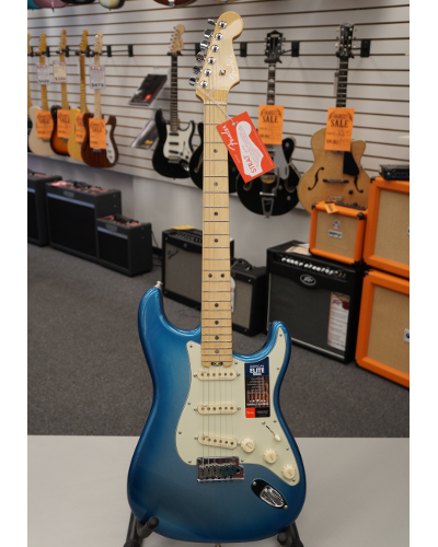 Fender® American Elite Stratocaster® Electric Guitar Sky Burst Metalic -  Jim Laabs Music Store