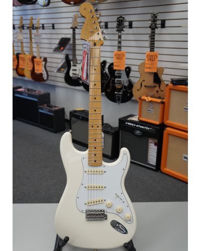 Fender® Jimi Hendrix Stratocaster® Electric Guitar Olympic White