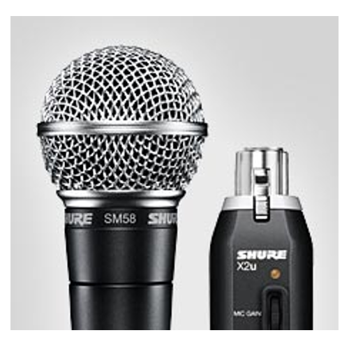 Shure SM58-X2u USB Digital Bundle Vocal Microphone