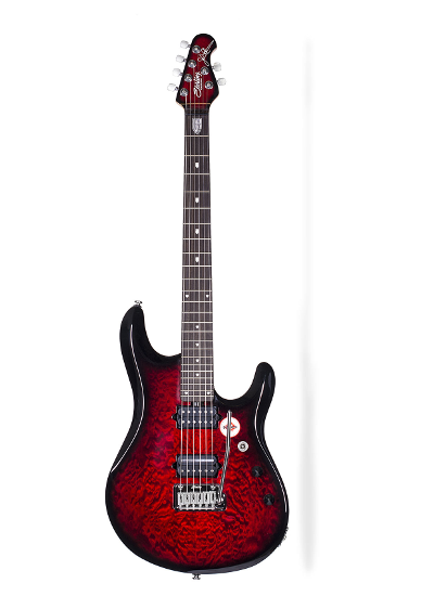 Sterling by Music Man - JP100D Ruby Red Burst
