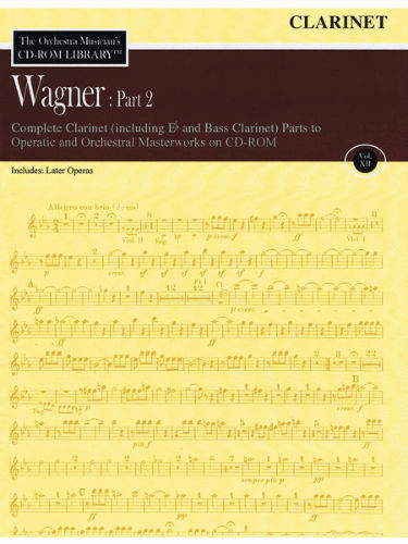 Wagner: Part 2 – Volume 12 - CD Sheet Music Series - CD-ROM