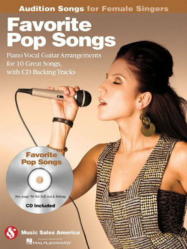 Favorite Pop Songs – Audition Songs for Female Singers Book and CD