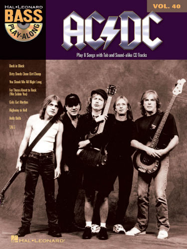 AC/DC - Bass Play-Along Volume 40 Book and CD