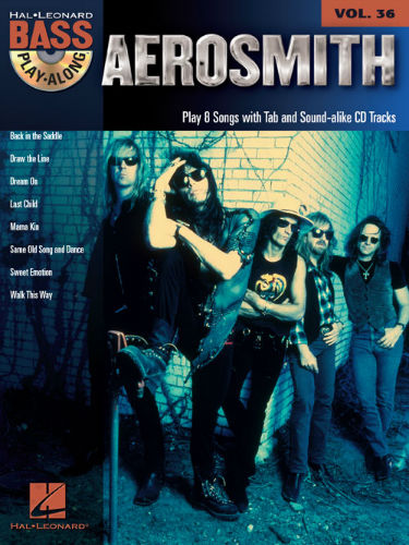 Aerosmith - Bass Play-Along Volume 36 Book and CD