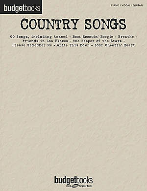 Country Songs - Budget Books Series
