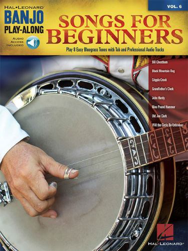Songs for Beginners - Banjo Play-Along Volume 6 Book and CD