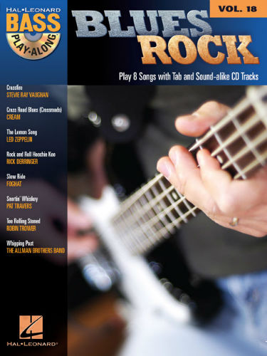 Blues Rock - Bass Play-Along Volume 18 Book and CD