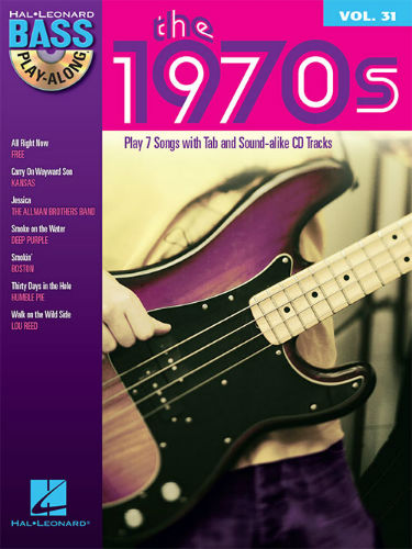 The 1970s - Bass Play-Along Volume 31 Book and CD