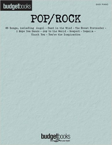 Pop/Rock - Easy Piano - Budget Books Series