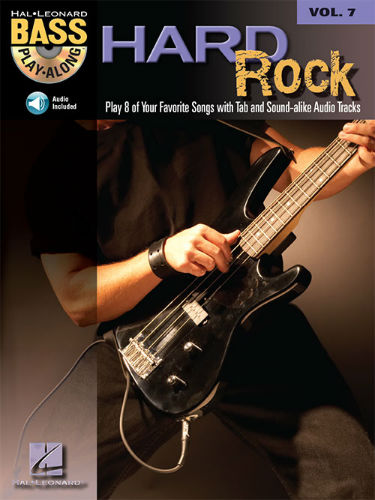 Hard Rock - Bass Play-Along Volume 7 Book and CD