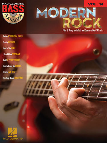 Modern Rock - Bass Play-Along Volume 14 Book and CD