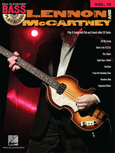 Lennon & McCartney - Bass Play-Along Volume 13 Book and CD