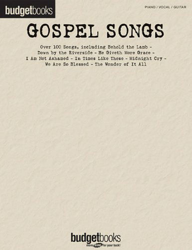 Gospel Songs - Budget Books Series