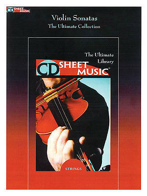 Violin Sonatas - The Ultimate Collection - CD Sheet Music Series - CD-ROM