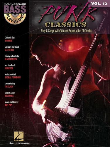 Punk Classics - Bass Play-Along Volume 12 Book and CD