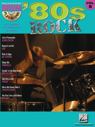 80s Rock - Drum Play-Along Series Volume 8