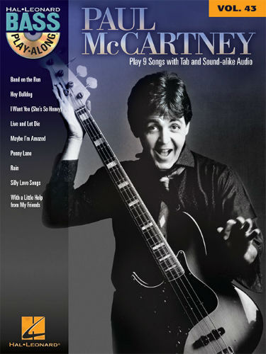 Paul McCartney - Bass Play-Along Volume 43 Book and CD