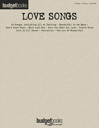 Love Songs - Budget Books Series