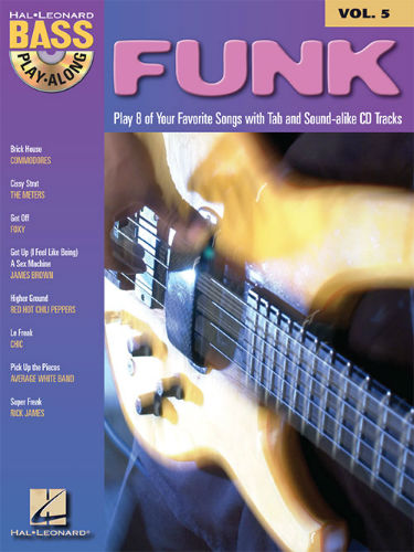 Funk - Bass Play-Along Volume 5 Book and CD