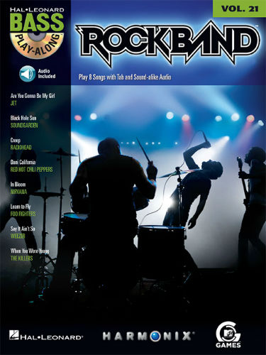 Rock Band - Bass Play-Along Volume 21 Book and CD