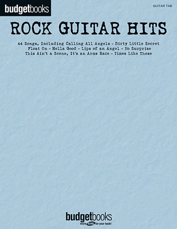 Rock Guitar Hits - Budget Books Series