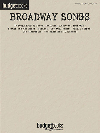 Broadway Songs - Budget Books Series