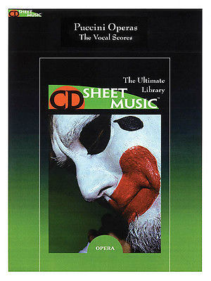 Puccini Operas: The Complete Vocal Scores - CD Sheet Music Series - CD-ROM