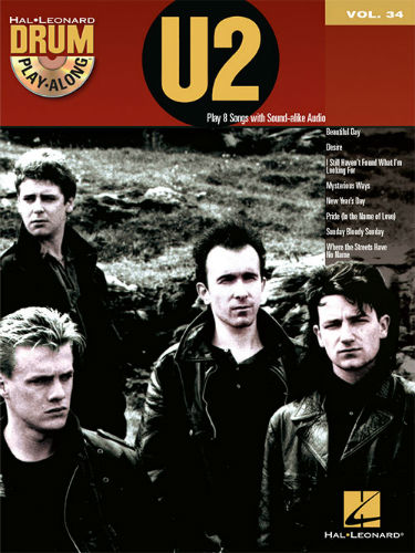 U2 - Drum Play-Along Series Volume 34