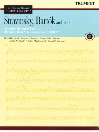 Stravinsky, Bartók and More – Vol. 8 - CD Sheet Music Series – CD-ROM