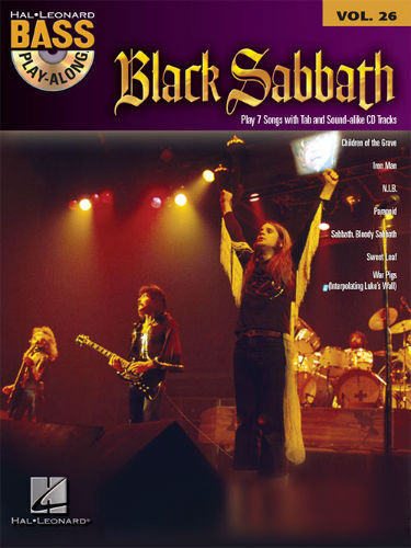 Black Sabbath - Bass Play-Along Volume 26 Book and CD