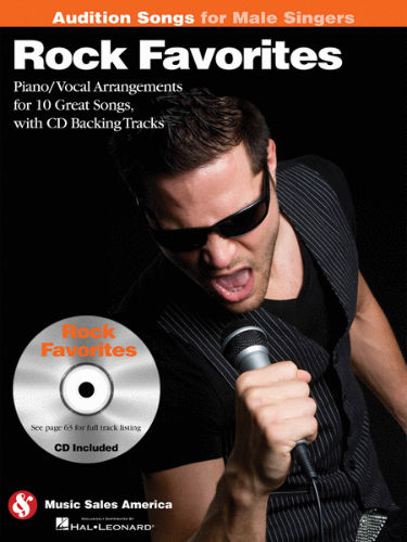 Rock Favorites – Audition Songs for Male Singers Book and CD