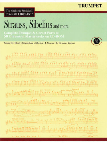 Strauss, Sibelius and More – Vol. 9 - CD Sheet Music Series – CD-ROM