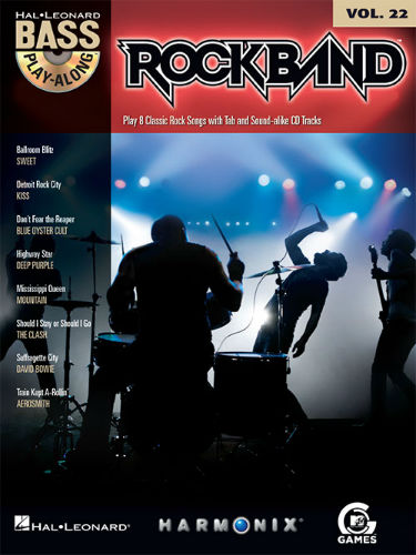 Rock Band - Bass Play-Along Volume 22 Book and CD