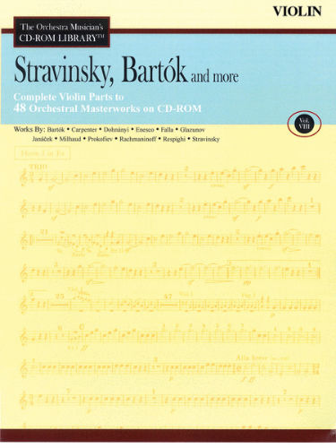Stravinsky, Bartók and More – Vol. 8 - CD Sheet Music Series - CD-ROM